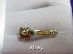 Vintage Russian Soviet Earrings Sterling Silver 925 Garnet, Women's Jewelry