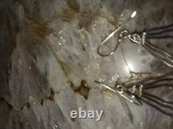 Vintage Sterling Silver 925 Dangle Earrings Makers Mark