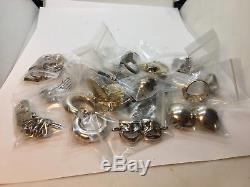 Vintage Sterling Silver Jewelry LOT Rings Earrings 189g Keep Resell Scrap