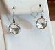 Vintage Sterling Silver Up-cycled Paste Earrings