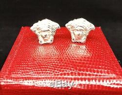 Vintage Sterling silver Versace Medusa earrings
