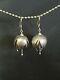 Vintage Taxco Mexico Tc-252 Sterling Silver 925 3-d Tulip Dangle Earrings