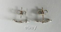 Vintage Tiffany & Co. BOW Stud Earrings, Sterling Silver 925