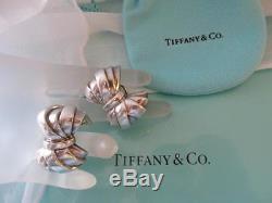 Vintage Tiffany & Co. Bow Earrings Sterling Silver Retired