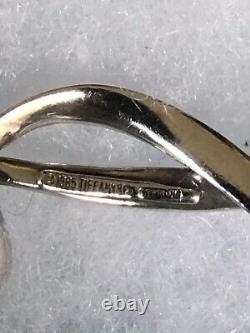 Vintage Tiffany & Co. Iconic Sterling Silver Bow Shaped Large Earrings