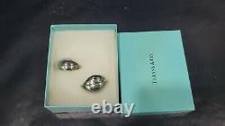 Vintage Tiffany & Co Sterling Silver Modernist Earrings