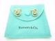 Vintage Tiffany & Co. Sterling Silver Rope Weave Twist Knot Earrings