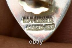 Vintage Tiffany & Co Sterling Silver Small Heart Puffy Earrings