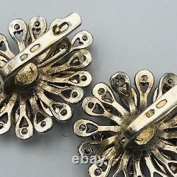 Vintage Ukraine Earrings Silver 925 Women's Jewelry