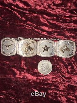 Vintage Vogt Sterling Silver And 14k Gold Earrings
