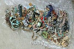 Vintage modern jewelry lot bracelets earrings necklaces sterling silver 10 lbs+