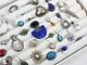 Vintage To Now Solid 925 Sterling Silver Single Stud Earrings Stone Lot 180 Gr